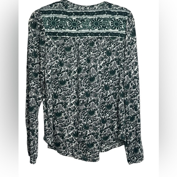 Lucky Brand Women's Bohemian Peasant Floral Print Blouse Size Medium NWT! - Picture 2 of 5